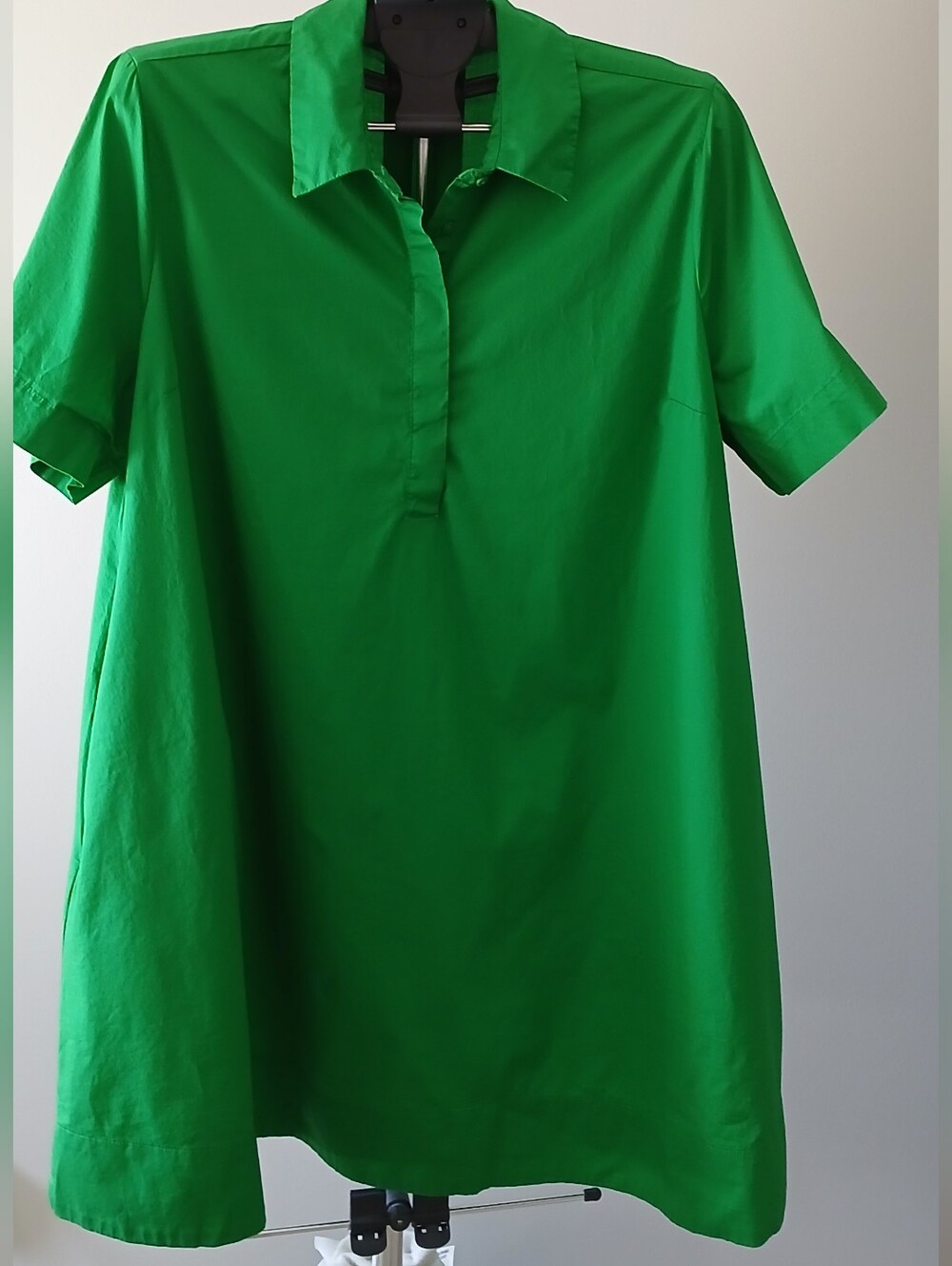 Old Navy Beach Cruiser Green Cotton Shirt Dress with pockets XL